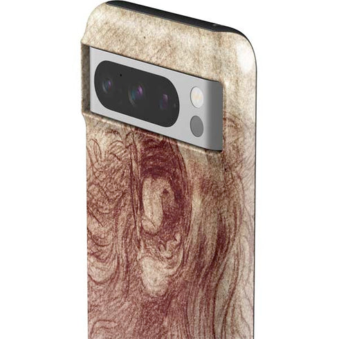 da Vinci - Sketch of a roaring lion by Da Vinci Google Pixel 8 Pro Impact Case